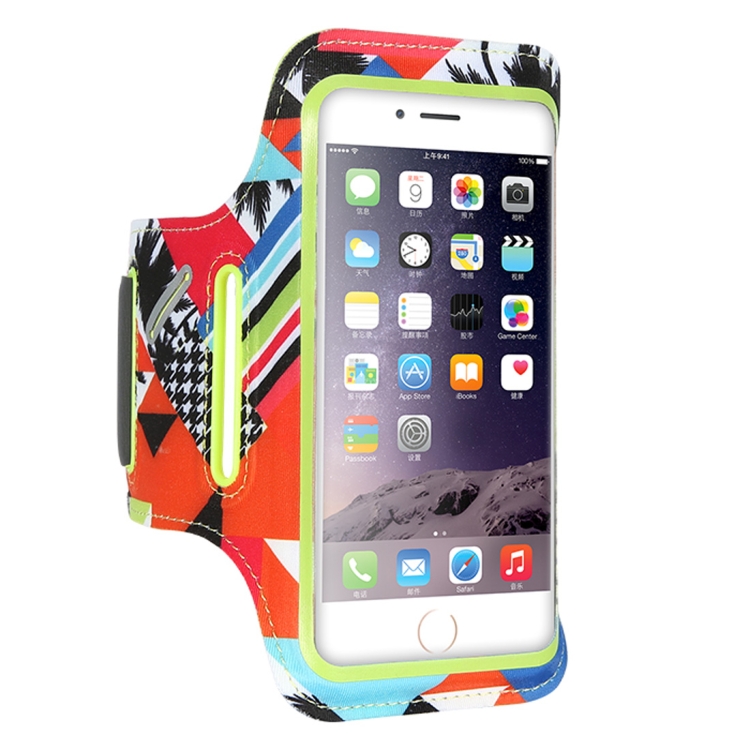 

FLOVEME Printed Universal Smart Touch Telephone Armband Case, For iPhone 8 Plus & 7 Plus & 6s Plus & 6 Plus(Green)