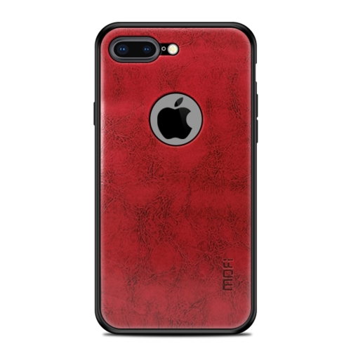 

MOFI Shockproof PC+TPU+PU Leather Protective Back Case for iPhone 8 Plus(Red)