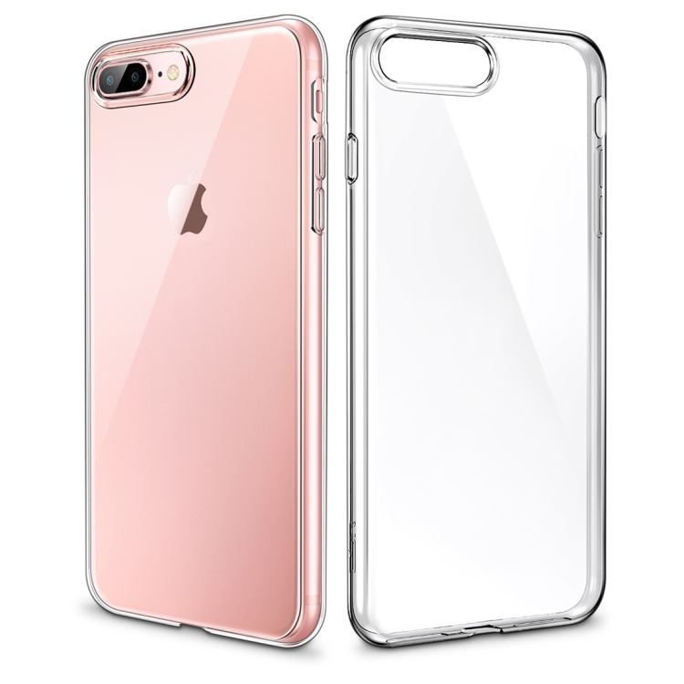 

ESR Essential Zero Series 0.8mm Ultra-thin Shockproof Soft TPU Case for iPhone 8 Plus / 7 Plus(Transparent)
