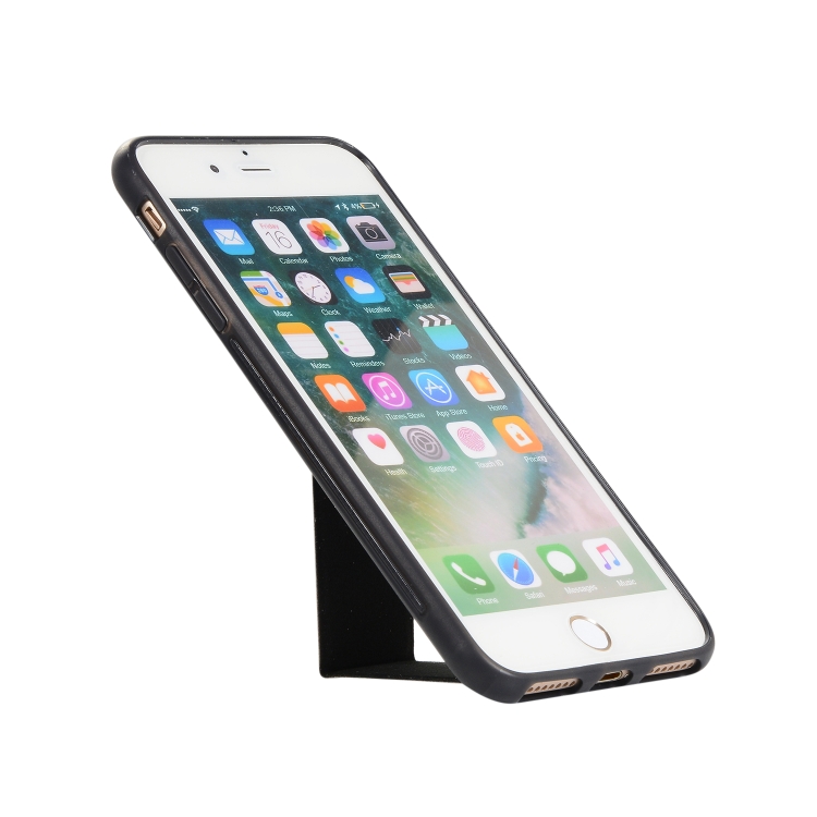 

Full Coverage Shockproof Case for iPhone 8 Plus & 7 Plus with Holder (Black)