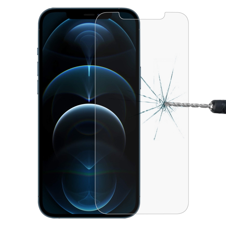 Kính cường lực cho iPhone 12 / iPhone 12 Pro (Chuẩn 9H Trong Suốt, Không Full)