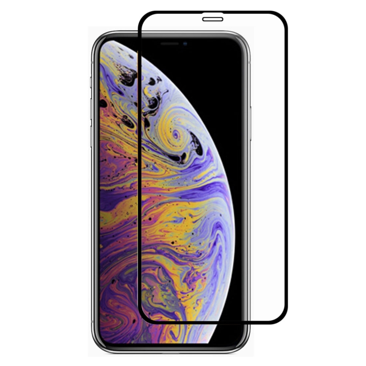 

ENKAY Hat-prince Full Glue 0.26mm 9H 2.5D Tempered Glass Film for iPhone 11 Pro Max / XS Max(Black)