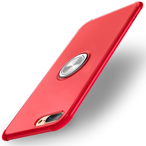 

Shockproof TPU Protective Case for iPhone 7 Plus / 8 Plus, with Holder (Red)