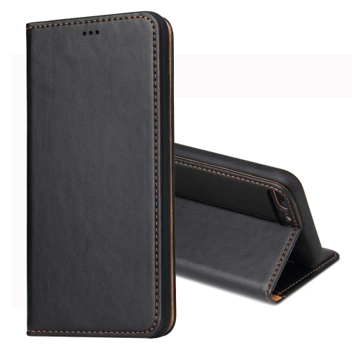 

Dermis Texture PU Horizontal Flip Leather Case for iPhone 7 Plus / 8 Plus, with Holder & Card Slots & Wallet (Black)