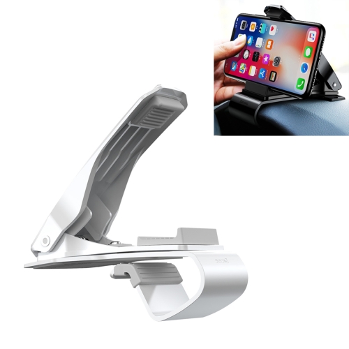 

Baseus Mouth Car Mount Clamp Clip Adjustable 360 Degree Rotation Holder, For iPhone, Galaxy, Sony, Lenovo, HTC, Huawei and other 3.5-7 inch Smartphones(White)