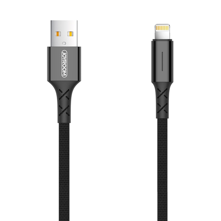 

JOYROOM S-M364 2m Intelligent Poweroff 8 Pin Data Sync Charge Cable, For iPhone XR / iPhone XS MAX / iPhone X & XS / iPhone 8 & 8 Plus / iPhone 7 & 7 Plus / iPhone 6 & 6s & 6 Plus & 6s Plus / iPad(Black)