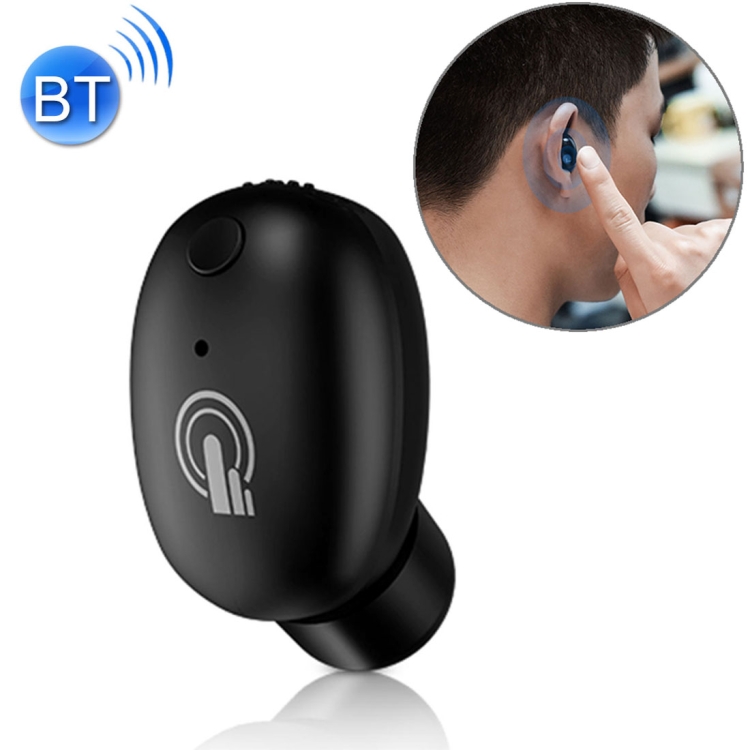 

hoco E24 Ultra-light Mini Touch Single Wireless Bluetooth Earphones with Mic, For iPad, iPhone, Galaxy, Huawei, Xiaomi, LG, HTC and Other Smart Phones (Black)