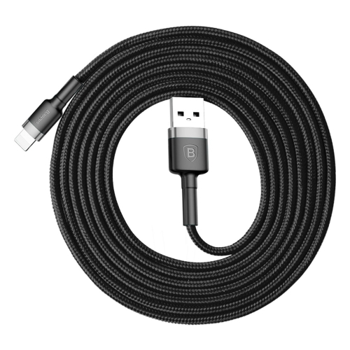 

Baseus CALKLF-C09 1.5A 2m High Density Nylon Weave USB Cable for Lightning, For iPhone XR / iPhone XS MAX / iPhone X & XS / iPhone 8 & 8 Plus / iPhone 7 & 7 Plus / iPhone 6 & 6s & 6 Plus & 6s Plus / iPad