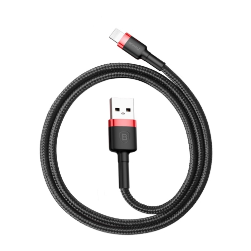 

Baseus CALKLF-A09 2.4A 0.5m High Density Nylon Weave USB Cable for Apple 8 Pin, For iPhone XR / iPhone XS MAX / iPhone X & XS / iPhone 8 & 8 Plus / iPhone 7 & 7 Plus / iPhone 6 & 6s & 6 Plus & 6s Plus / iPad