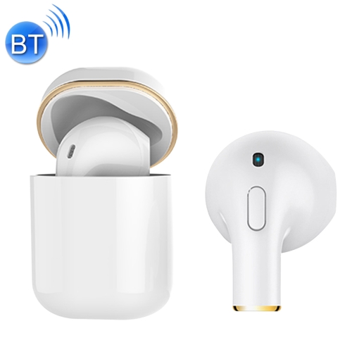 

MINI-I8X Mini Noise Reduction Earbuds Sports Wireless Bluetooth V4.2 + EDR Headset with Charging Case, For iPhone, Galaxy, Huawei, Xiaomi, HTC and Other Smartphones (White)
