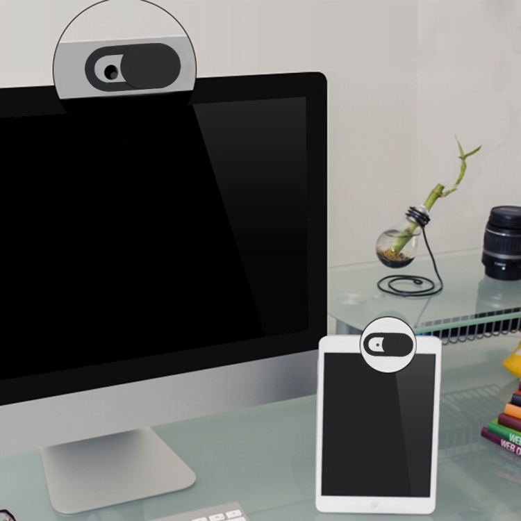 

Universal Ultra-thin Design WebCam Shutter Slider Camera Cover Privacy Sticker, For Laptop, iPad, PC, Tablet, Cell Phones