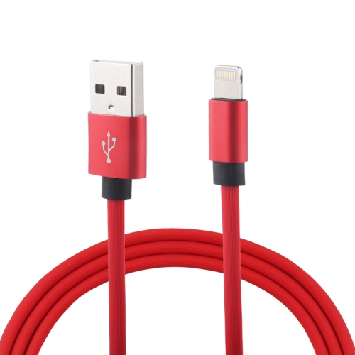 

1m Flat Cord USB A to 8 Pin Fast Charging Data Sync Charge Cable For iPhone 11 Pro Max / iPhone 11 Pro / iPhone 11 / iPhone XR / iPhone XS MAX / iPhone X & XS / iPhone 8 & 8 Plus / iPhone 7 & 7 Plus (Red)