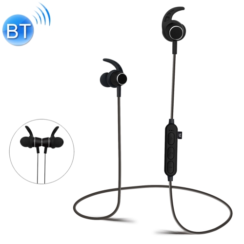 

K04 Sports Sweatproof Magnetic Earbuds Wireless Bluetooth V4.2 Stereo Headset with Mic & TF Card Slot, For iPhone, Samsung, Huawei, Xiaomi, HTC and Other Smartphones (Black)