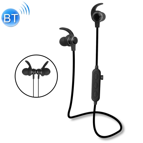 

K05 Sports Magnetic Earbuds Wireless Bluetooth V4.2 Stereo Headset with Mic & TF Card Slot, For iPhone, Samsung, Huawei, Xiaomi, HTC and Other Smartphones(Black)