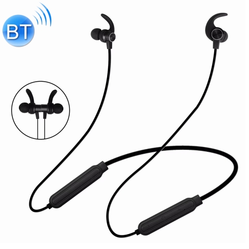 

V785 Steel Wire Cord Magnetic Earbuds Wireless Bluetooth V4.2 Sports Gym HD Stereo Headset with Mic, For iPhone, Samsung, Huawei, Xiaomi, HTC and Other Smartphones (Black)
