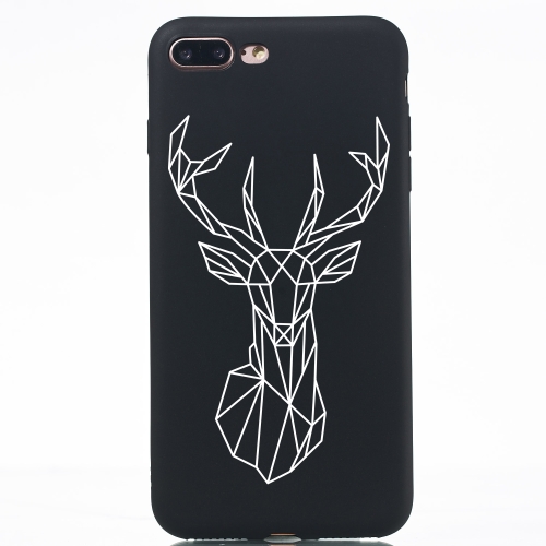 

Elk Painted Pattern Soft TPU Case for iPhone 8 Plus & 7 Plus