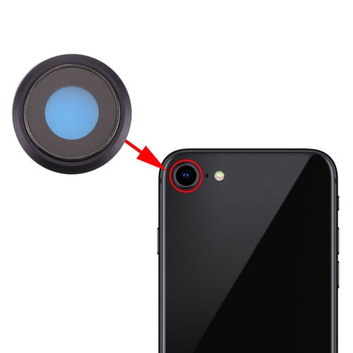 

Rear Camera Lens Ring for iPhone 8 (Black)