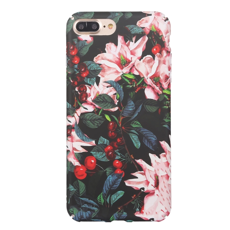 

Cherry Flower Twig Pattern Protective Back Case for iPhone 8 Plus & 7 Plus