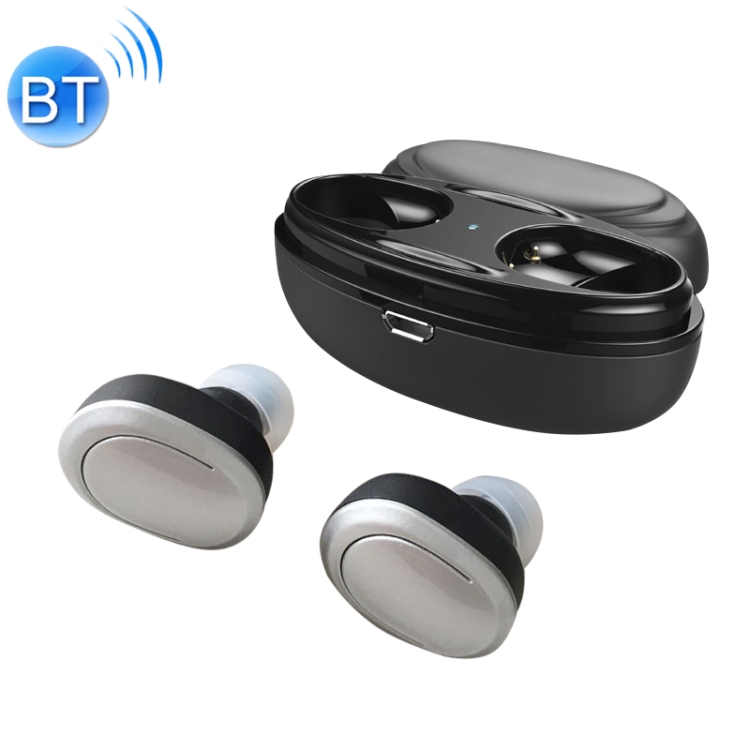 

T12 Stereo TWS Wireless Binaural Bluetooth Earphone(Grey)