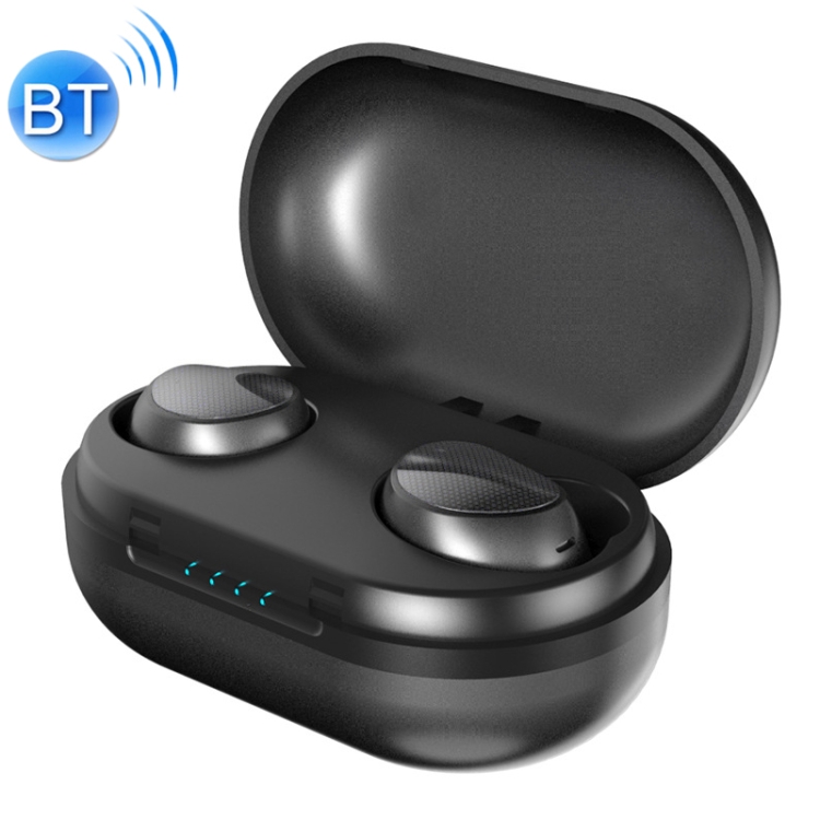 

TWS-t10 Wireless Sports 5.0 Bluetooth Earphone with Power Bank(Black)