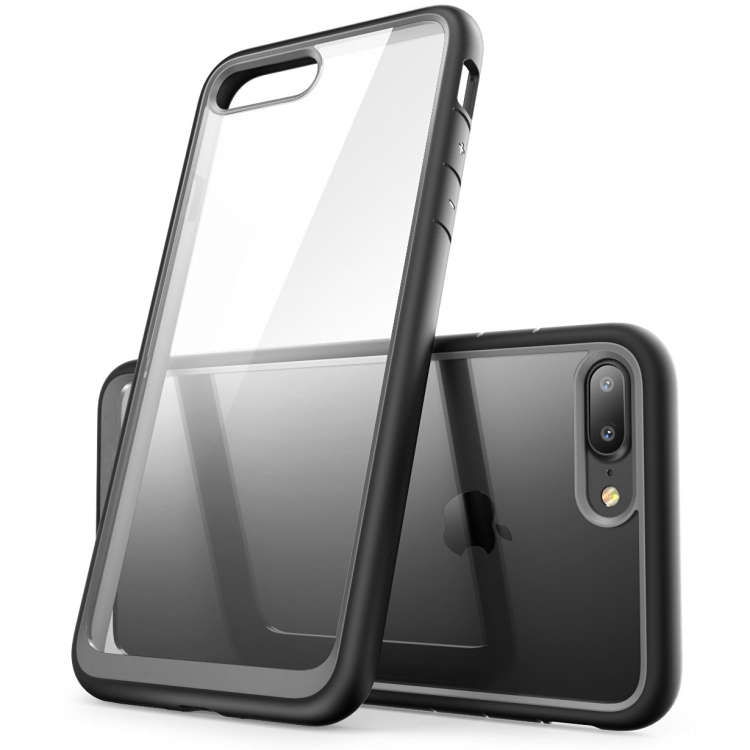 

Two-color Frame Acrylic PC Case for iPhone 8 Plus / 7 Plus (Black)