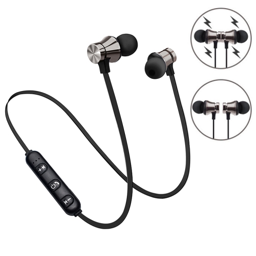 

XT11 Magnetic In-Ear Wireless Bluetooth V4.2 Earphones, For iPad, iPhone, Galaxy, Huawei, Xiaomi, LG, HTC and Other Smart Phones(Tarnish)
