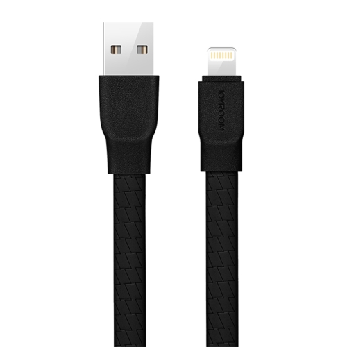

JOYROOM L127 1.2m 2.4A 8 Pin to USB Data Sync Charging Cable, For iPhone X, iPhone 8, iPhone 7 & 7 Plus, iPhone 6 & 6s, iPhone 6 Plus & 6s Plus, iPhone 5 & 5s & 5C, iPad Air, iPad mini(Black)