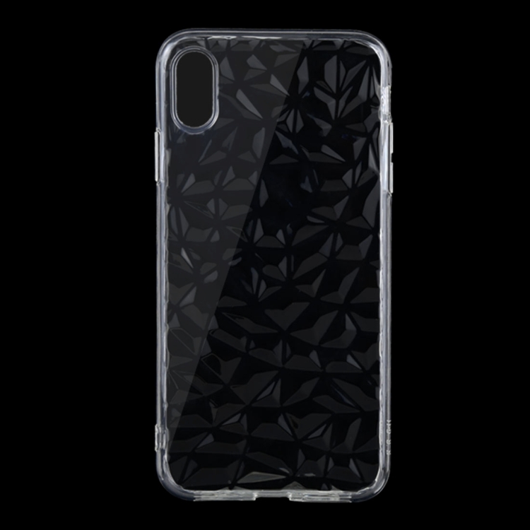 

0.75mm Diamond Texture Transparent TPU Case for iPhone XS Max
