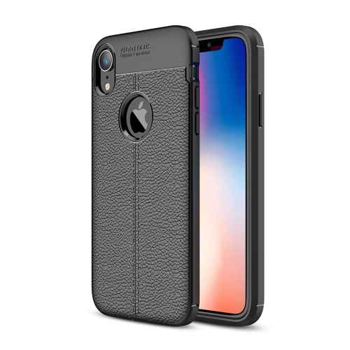 

Litchi Texture TPU Case for iPhone X / XS (Black)