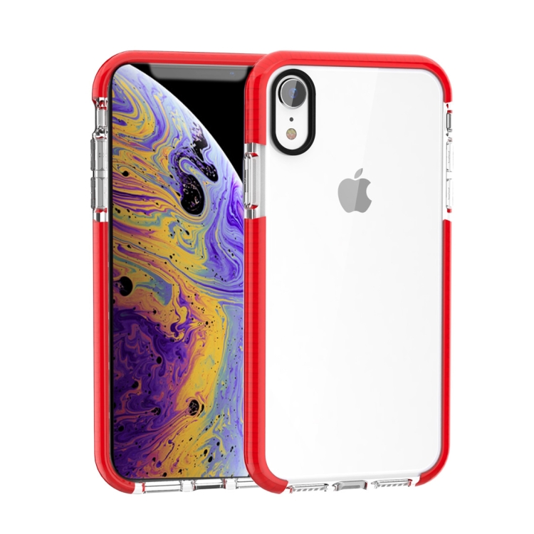 

Highly Transparent Soft TPU Case for iPhone X / XS (Red)