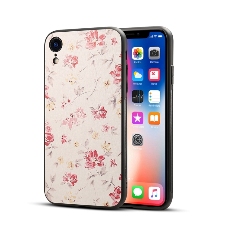 

Begonia Flower Pattern TPU + PC Case for iPhone XR