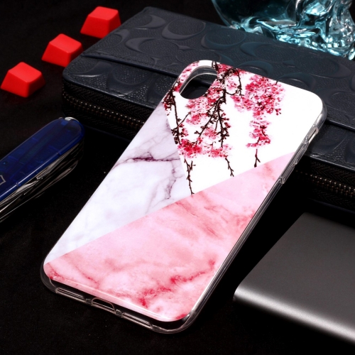 

Marble Pattern Soft TPU Case For iPhone XS Max (Plum Blossom)