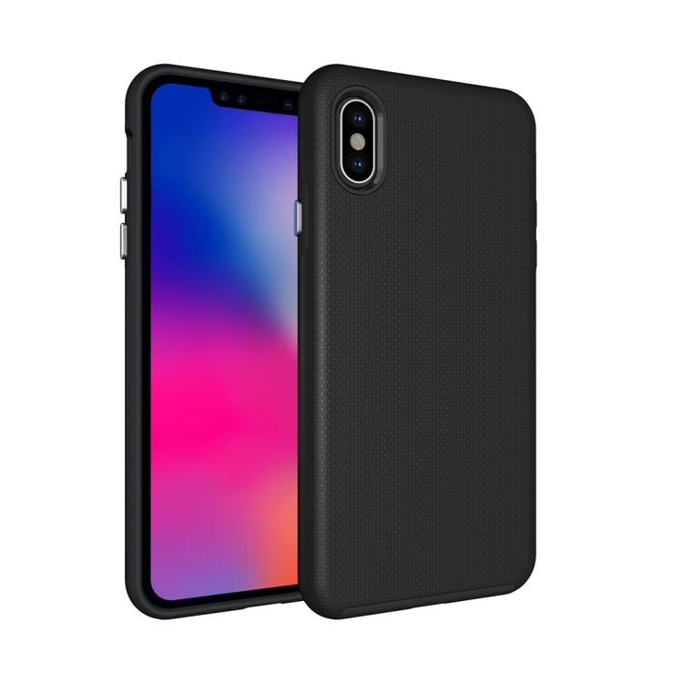 

Anti-slip Armor Protective Case Back Cover Shell for iPhone XS Max(Black)