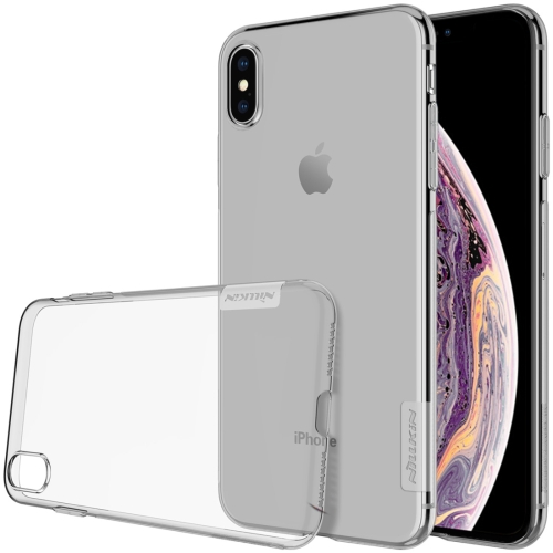 

NILLKIN Nature TPU Transparent Soft Case for iPhone XS Max 6.5 inch(Grey)