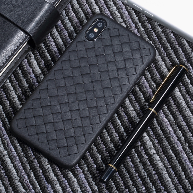 

Benks TPU Knitting Leather Surface Case for iPhone XS Max (Black)