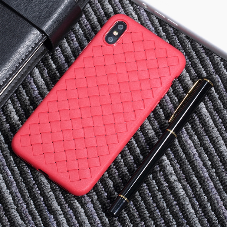 

Benks TPU Knitting Leather Surface Case for iPhone XS Max (Red)