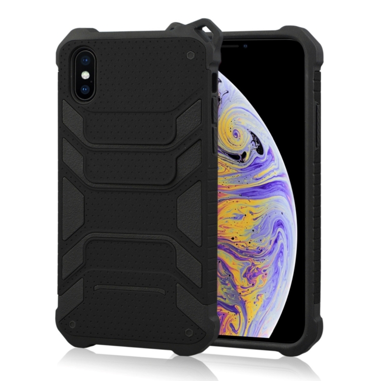 

Shockproof PC + TPU Spider-Man Armor Protective Case for iPhone XS Max (Black)