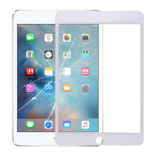 

Front Screen Outer Glass Lens for iPad Mini 4 A1538 A1550 (White)