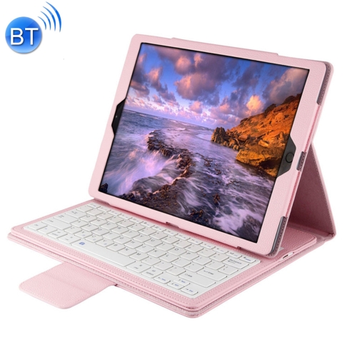 

IP081 For iPad Pro 12.9 inch (2017) / iPad Pro 12.9 inch (2015) Separable Litchi Texture Horizontal Flip Leather Tablet Case + Bluetooth Keyboard with Holder(Pink)