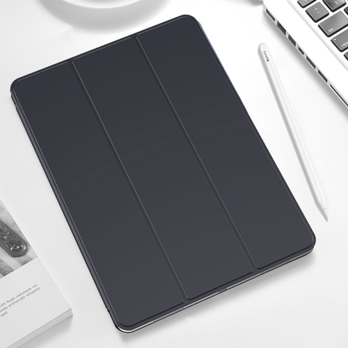 

TOTUDESIGN Horizontal Flip Leather Case for iPad Pro 11 inch (2018), with Holder & Sleep / Wake-up Function (Grey)