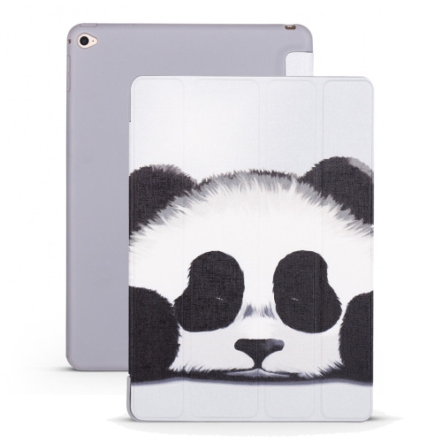 

Panda Pattern Horizontal Flip PU Leather Case for iPad Mini 2019, with Three-folding Holder & Honeycomb TPU Cover