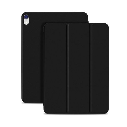 

Horizontal Flip Ultra-thin Double-sided Clip Magnetic PU Leather Case for iPad Pro 11 inch (2018) / iPad Air (2020) 10.9, with Three-folding Holder & Sleep / Wake-up Function(Black)