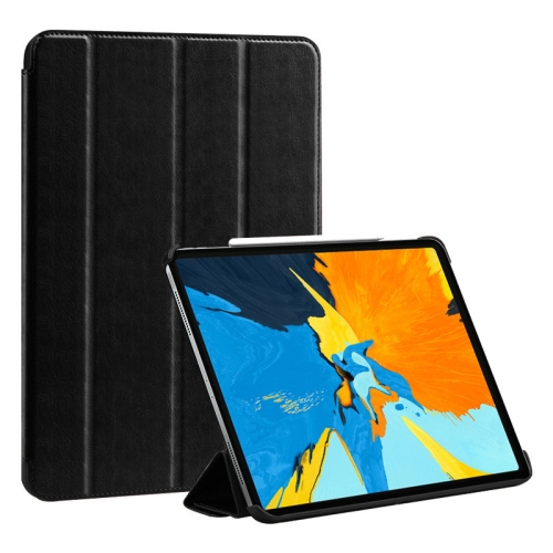 

Hoco Vintage Leather Case for iPad Pro 12.9 inch ,with Stand Card Slot and Hand Strap and Support for Sleep Function(Black)