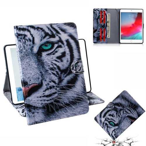 

Tiger Pattern Horizontal Flip Leather Case for iPad Mini (2019) / 4 / 3 / 2 / 1, with Holder & Card Slot & Wallet