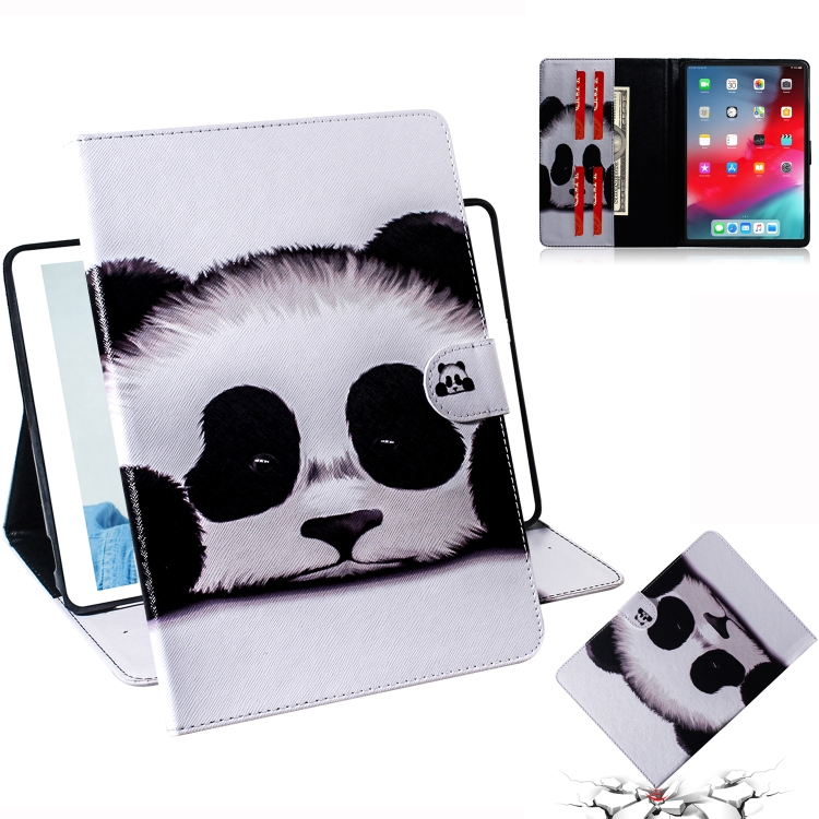 

Panda Pattern Horizontal Flip Leather Case for iPad Pro 11 inch (2018), with Holder & Card Slot & Wallet
