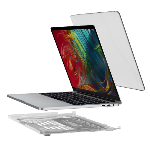 Sunsky Macbook Pro 13 3 Inch 多功能超薄半透明散热pc电脑保护壳带