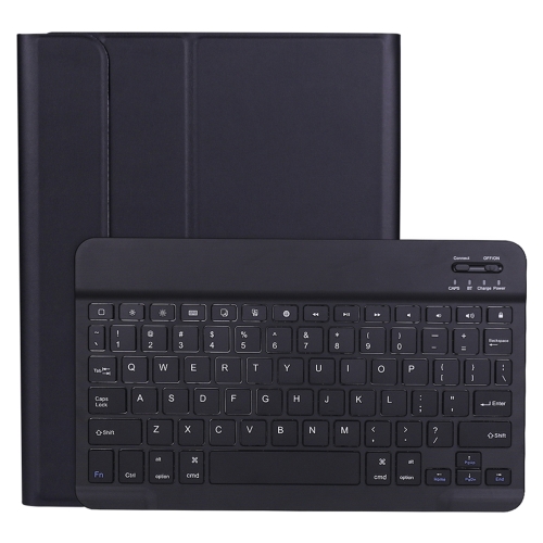 

A11B Bluetooth 3.0 Ultra-thin ABS Detachable Bluetooth Keyboard Leather Tablet Case with Holder & Pen Slot for iPad Pro 11 inch 2021 (Black)