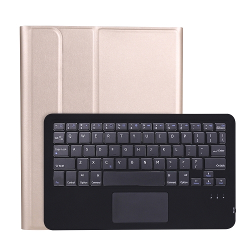 

A11B-A Ultra-thin ABS Detachable Bluetooth Keyboard Protective Case with Touchpad & Pen Slot & Holder for iPad Pro 11 inch 2021 (Gold)