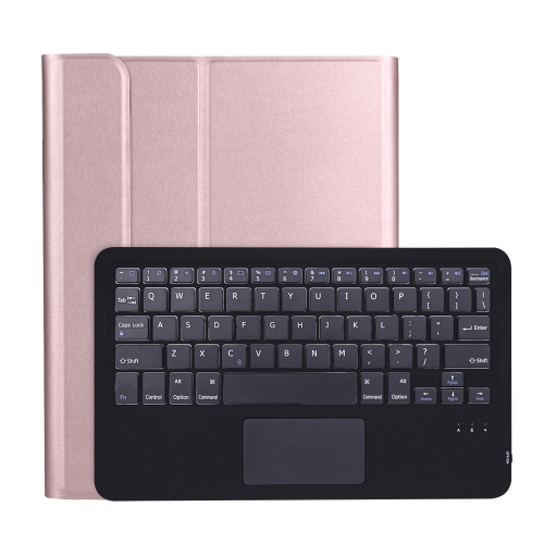 

A11B-A Ultra-thin ABS Detachable Bluetooth Keyboard Tablet Case with Touchpad & Pen Slot & Holder for iPad Pro 11 inch 2021 (Rose Gold)