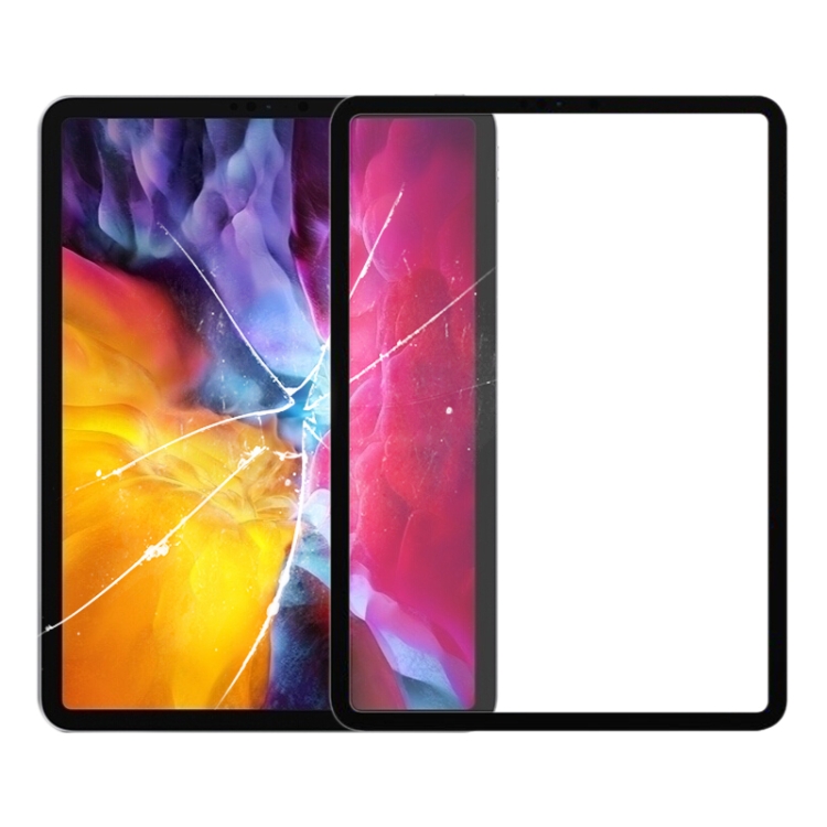 

Front Screen Outer Glass Lens for iPad Pro 11 (2021) A2301 A2459 A2460(Black)
